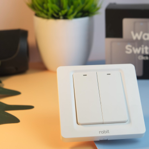 RABIT Smart Wall Switch Light Saklar Lampu Button & Click WiFi