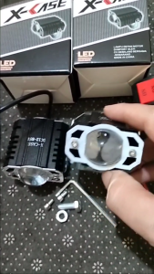 PROMO Lampu Tembak D2 ULTRA LED Sorot Motor Putih dan Kuning Universal SUPER TERANG