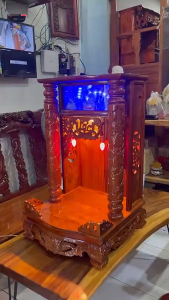 Bàn Thờ Ông Địa Gỗ Tràm Vàng - HÀNG CHẤT LƯỢNG CAO ĐI ĐÔI VỚI GIÁ CẢ