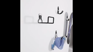 MCIRON Kait Gantungan Pemasangan Dinding Penyimpanan Alat Garasi Tempat Sapu Pel Sepeda Tangga - MC002 - 7CHKONBK