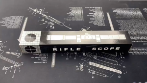 Metal Tactical 4x28 Scope Reticle Optics Sight Telescopic Scope For 11mm Mount