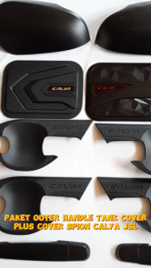 Paket Outer Cover Door Handle Tank Cover Plus Cover Spion Mobil Toyota Calya 2016-2023 All Variant Elegant
