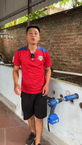 Máy khoan pin Navara 7003 Động cơ không chổi than đầu 13mm autolock có lock tay chân pin phổ thông