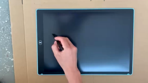Bảng Vẽ Điện Tử 3D Tự Xóa Màn Hình LCD Thông Minh Dải Màu Sắc Nét Kích Thước Lớn 12/16/20 InchDành Cho Bé Tự Học