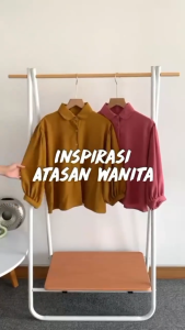 BLUS DEVANCA KEMEJA POLOS CRINKLE AIRFLOW L LD 110 // DEVANCA KEMEJA // KEMEJA KANTOR // ATASAN POLOS KERJA // KEMEJA POLOS//KEMEJA 100 3 PCS