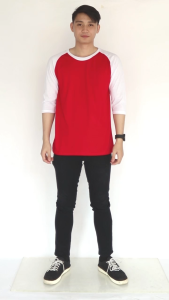 Kaospolos - Kaos Raglan Seragam Merah Putih Hari KEMERDEKAAN 17 AGUSTUS HUT RI Se INDONESIA