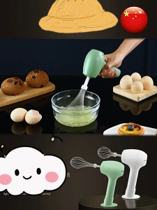 Pengocok Telur Nirkabel Listrik Rumah Tangga Pengaduk Kecil Pengocok Telur Otomatis Pengocok Kue Krim Pengocok Kue Genggam