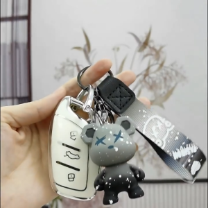 【M249 READY STOCK】 New MG 4 EV ZS EV TPU Key Chain Cover Gold Silver Chrome Car Remote Protective Box