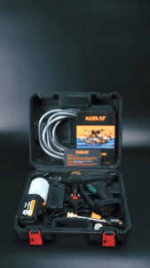KEELAT KPW002 130Bar 20V 3Ah Water Jet Cordless Mesin Cuci Kereta High Pressure Water Gun Floor Tiles Cleaner Tools Car Washer