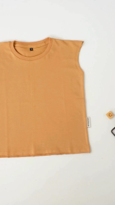 JOYFULBABY Kaos Sleeveless Tanpa Lengan Kutung Anak