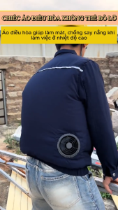 Áo điều hòa Ninda chính hãng Pin 36000mAh siêu trâu 10-15H BH 12 tháng quạt 13V cao cấp Chống nắng chống tia UV