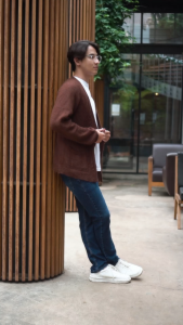 Celana Jeans Pria Skinny Blue Acid Wash Denim Pensil Cowok PUL45