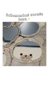 CERMIN MINI MOTIF BISA TEMPEL DI CASING HP