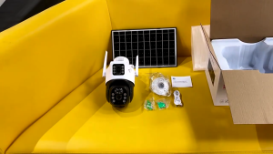 Solar CCTV Camera Outdoor Wireless Dual Lens V380 Pro Cctv Camera with 4G Sim/Wifi 10MP+10MP 360 Panorama 1080P Ultra HD Infrared Night Vision Monitor Low Power WIFI PIR IP Security Camera Waterproof PTZ Outdoor