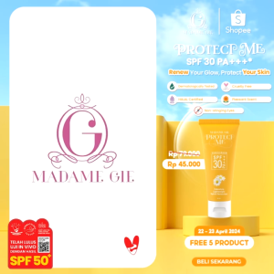 Miwa - [BPOM] Madame Gie Protect Me Sunscreen SPF 30 PA +++ / Sunscreen Wajah Skincare Infused Sunblock