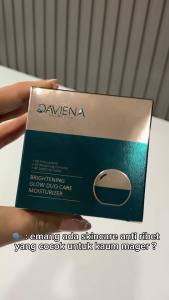 Daviena Skincare Brightening Glow Duo Care: Krim Pelembap Wajah Untuk Kulit Cerah