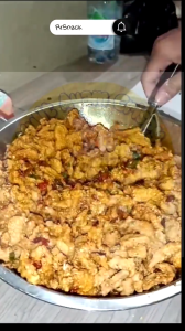 KULIT AYAM CRISPY PEDAS DAUN JERUK - KERIPIK KULIT AYAM KRIUK 100 GRAM