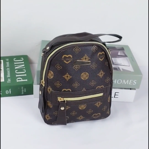 Tas Ransel Mini Wanita Fashion Backpack Korean Style Kekinian Bag Cewek Murah Import T303