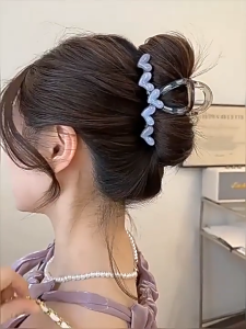 [พร้อมส่ง] กิ๊บหนีบผม ลายหัวใจ สไตล์เกาหลี หนีบผมหางม้า Biangels