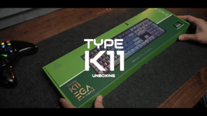 EGA คีย์บอร์ดมีไฟ TYPE K11 Membrane Switch เสียงเงียบ ปุ่มนุ่ม แป้นไทย/อังกฤษ สินค้ารับประกัน 2 ปี