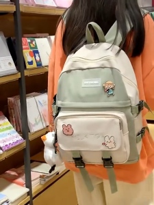 Tas Anak Perempuan Milk Tea Fashion Korea Style Ransel Untuk Sekolah SD & SMP