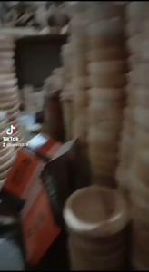COBEK KAYU + ULEKAN Cobek kayu 1 set