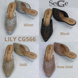 SEGE Shoes LILY CG566 Sandal Heels>Wedding>Kasual>Slop High Quality Model Terbaru Bisa COD