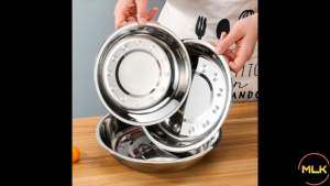 MLK Food Grade Quality Stainless Steel Plate Pinggan Berkualiti Tahan Guna Dinnerware Tableware