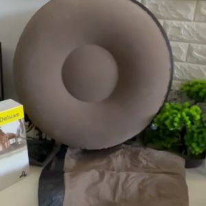 OSUKI Air Sofa Portable 2 in 1 + Air Pump - Japan Quality Inflatable, Lightweight, Easy to Clean, Foldable & Portable, with Built-In Cup Holders