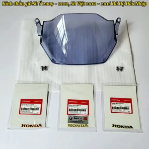 Kính Chắn Gió Màu Đen Xanh Nhựa Cao Cấp Chịu Lực Gắn Sh Ý 2009 – 2012 Sh Việt 2012 – 2016 Đã Độ Đầu Kiểu Ý (Ảnh Thật Sản Phẩm)