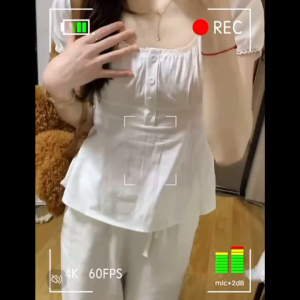 ⚡Port⚡ blouses women new style 2025 Korean Style Ruffle Top Button Women Sweet Short Sleeved T-shirt Casual Blouse 2️⃣0️⃣2️⃣5️⃣