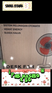 Maspion Kipas Angin Meja / Lantai - 12 inch - EX308 - FREE ONGKIR Jabodetabek