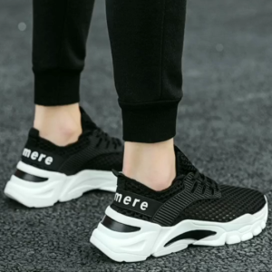 LHMonday รองเท้าผู้ชาย รองเท้าผ้าใบ กันลื่น ทนทาน สะดวกสบาย อ่อนนุ่ม แมตซ์กับการแต่งตัวง่าย