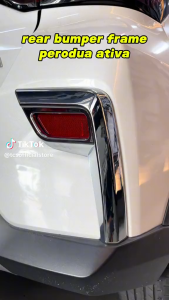 TCS PERODUA ATIVA REAR BUMPER FRAME COVER GARNISH CAR ACCESSORIES