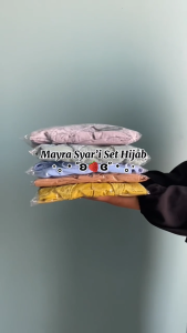 BY FASHION [COD] - MAYRA SYARI: Gamis Set Hijab Terbaru 2024
