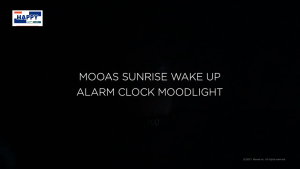 Sunrise Wake-up Alarm Night Light Alarm Snooze 5-color Night Light Automatic Color Change Night Light Timer 7 Alarm Sounds Gradient Breathing Light