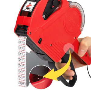 Máy bấm giá tiền- Súng bắn giá và 10 cuộn dán giá tiền(Tặng kèm 1 mực in +1 cuộn tem giá) -HAUSE