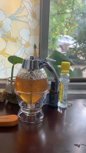 WARS Honey Dispenser Jar Botol Madu Sirup Serbaguna Kapsitas 250 ML