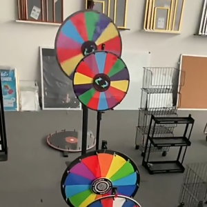 16&24 inch Prize Wheel Fortune Game with Dry Erase Markers Eraser Prize Wheel Spinner easy to write
