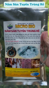 Nấm Săn Tuyến Trùng Bảo Vệ Rễ - TKS NEMA - Gói 500gr - xử lý tuyến trùng hại rễ - Phân bón vi sinh vật