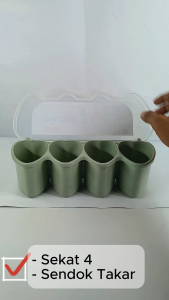 Toples Bumbu / Tempat Bumbu Dapur Bubuk / Wadah Penyimpanan
