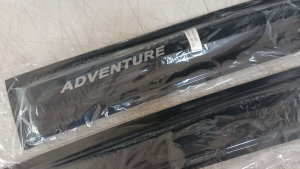 Mitsubishi Adventure High Quality Black Door Visor  Rain Visor Rain Gutter Window Visor