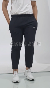 Armisth - Celana Training Parasut Micro Pria Stretch / Celana Olahraga Pria Standar dan Jumbo