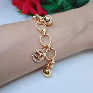 Gelang Juntai Perhiasan Aksesoris Lapis Emas 24k Anti Luntur Terbaru Terlaris