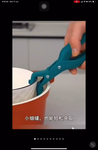 【SKIT SG】Anti-Scalding Clip Non-slip Hot Plate Gripper Kitchen Bowl Clip Dish Clamp Tongs Heat Resistant Lift Hot Dishes From Steamer Oven Practical Kitchen Gadgets Durable Silicone Creative Bowl Spoon Dish Clamp Gripper Hot Plate Bowl Clip Anti-Scald