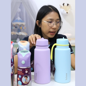 BBOX กระติกน้ำสแตนเลส ขนาดใหญ่ จุ 1 ลิตร น้ำหนักเบา เก็บความเย็นได้ 46 ชม.