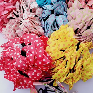 [Little B House] Korean Elastic Hair Band Rabbit Bunny Hair Tie Ponytail Elastic Hair Rope 蝴蝶结 发圈 Getah Rambut Comel - H31