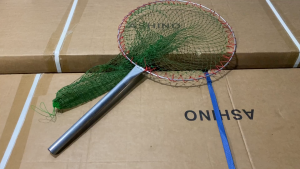 สวิงตักปลา [ แบบด้ามเหล็ก เชือกเขียว ] ที่ตักปลา กระชอนตักปลา สวิงตักกบ สวิงตักกุ้ง สวิงตักขยะ