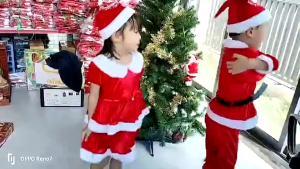 Đồ chơi hóa trang noel - Quần áo noel cho bé trai bé gái Đầm noel xinh xắn cho bé gái diện noel