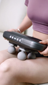 Súng Mát Xa 4 Đầu Chuyên Nghiệp Rung Cơ Sâu Tần Số Cao Cơ Thư Giãn 4 Headed Massage Gun Fascia